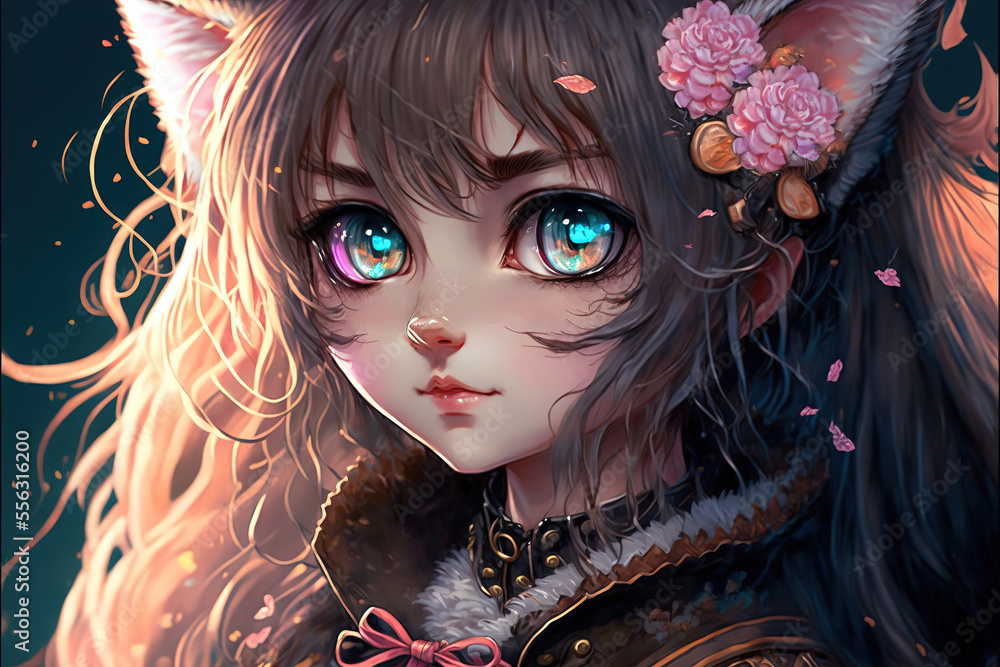 Cute Anime Cat Girl Wallpapers Archives 7HDWallpapers Desktop Background
