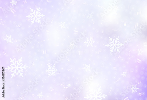 Light Purple vector layout in New Year style.