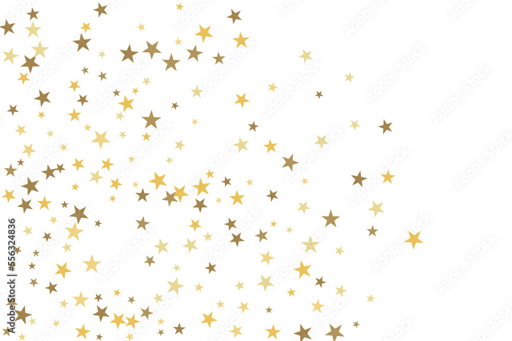 Star confetti. Gold casual confetti background. Bright design pattern. Star confetti. Gold casual confetti background. Bright design pattern.