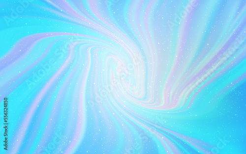 Light BLUE vector texture with milky way stars.