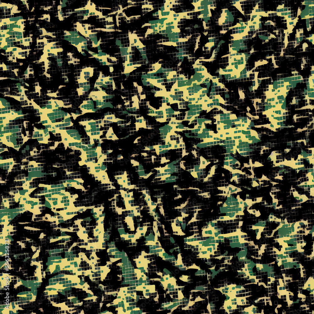 Camouflage pattern, Generative AI