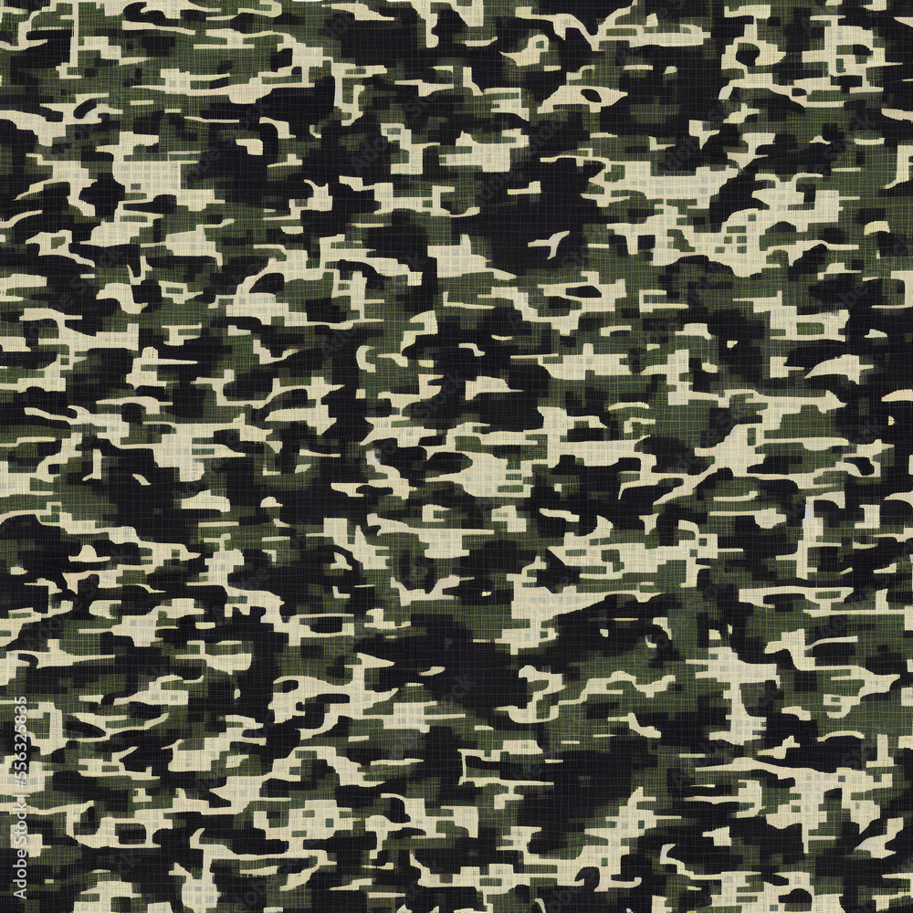 Camouflage pattern, Generative AI