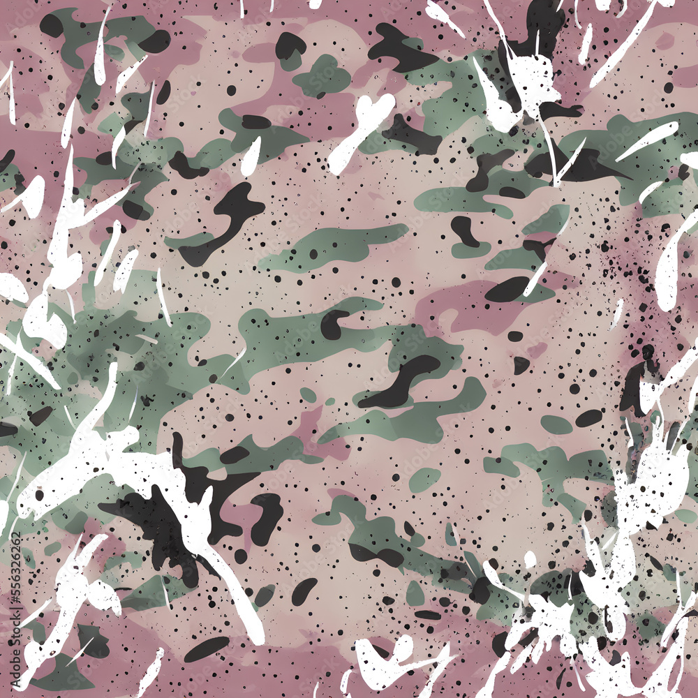 Splatter art, Generative AI