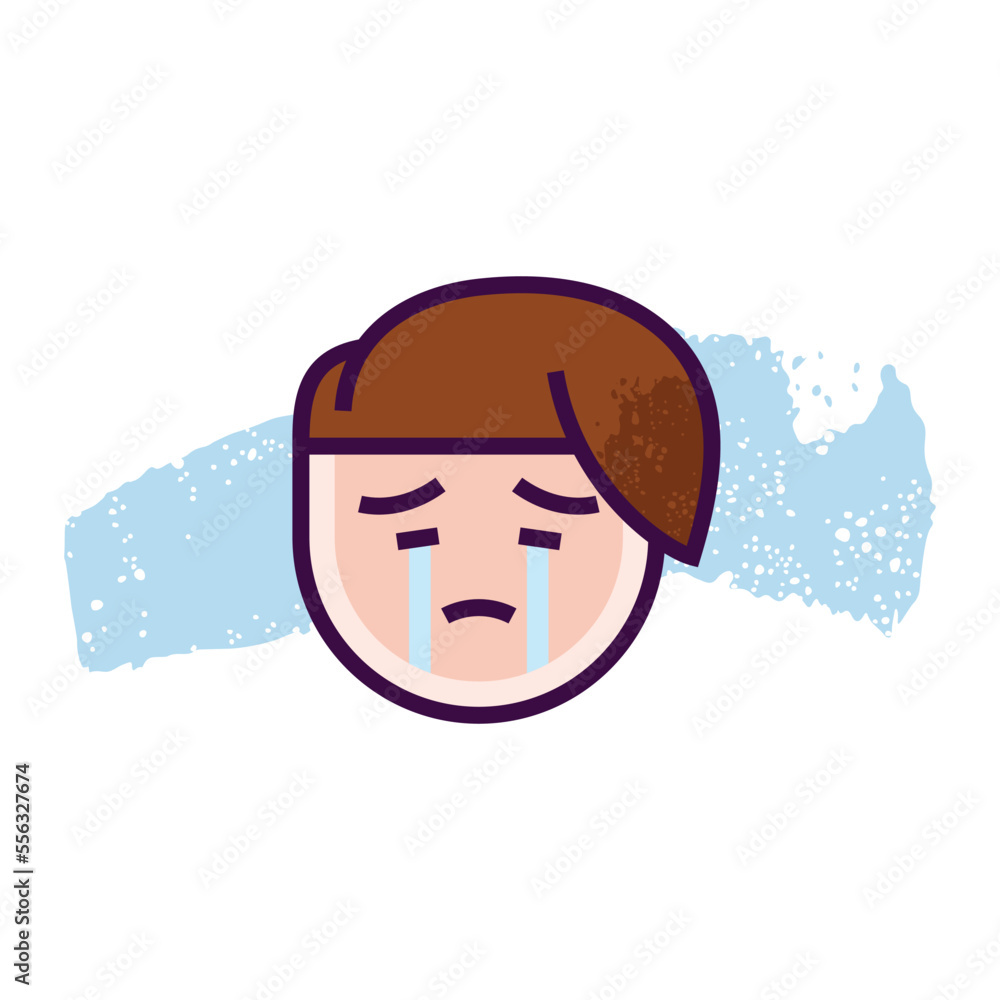 Modern outline style emoji icon. Simple emoticon pictogram. Modern outline style emoji icon. Simple emoticon pictogram.