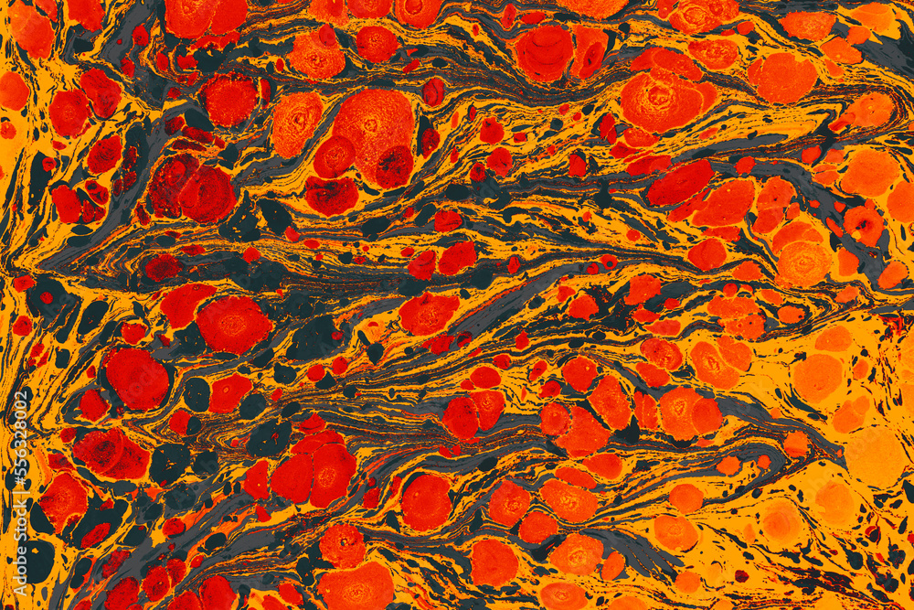 Ebru marbling effect surface pattern design for print Ebru marbling effect surface pattern design for print