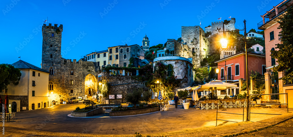 famous old town of Porto Venere in Italy