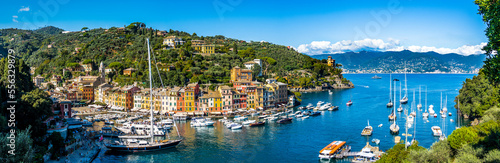 old town and port of Portofino in italy