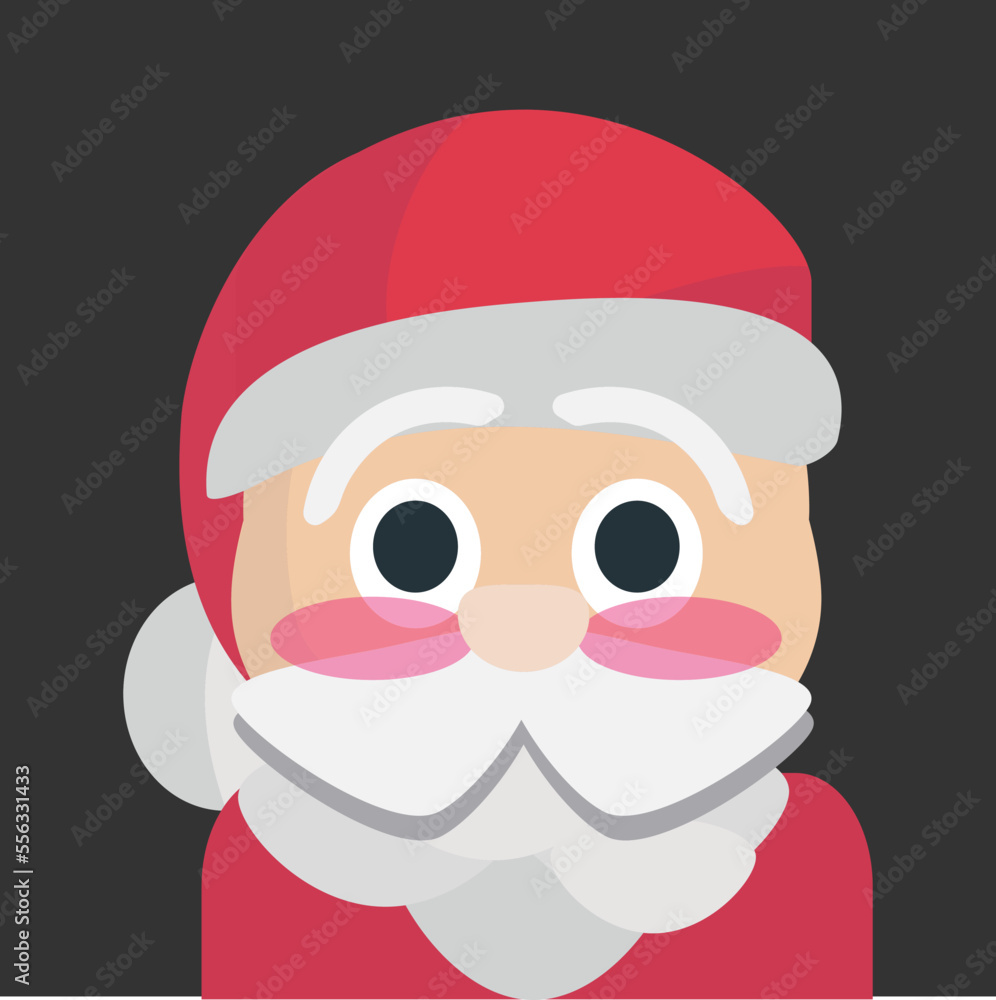 Santa Claus vector icon. Isolated Ded Moroz Christmas New Year sign character emoji design. Santa Claus vector icon. Isolated Ded Moroz Christmas New Year sign character emoji design.