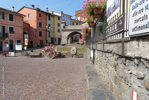 Il centro storico di Pignone in provincia di La Spezia, Liguria, Italia. photo
