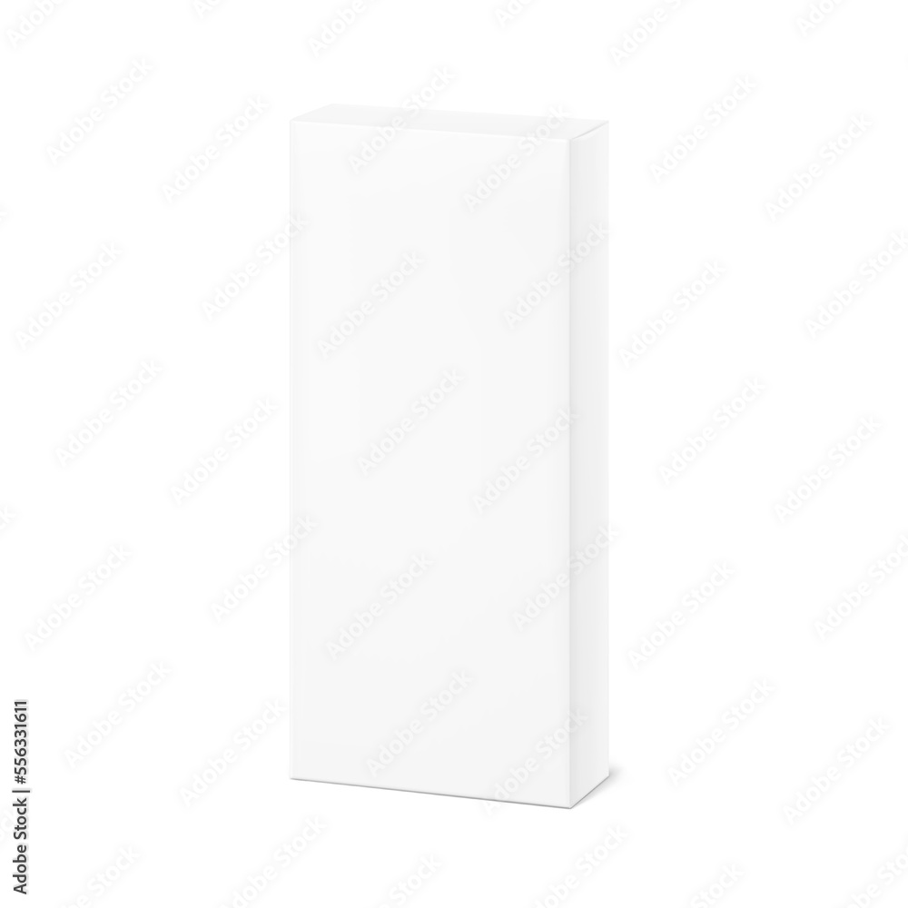 Realistic cardboard box mockup. Half side view. Vector illustration isolated on white background. Can be use for food, medicine, cosmetic and etc. Ready for your design. EPS10. Realistic cardboard box mockup. Half side view. Vector illustration isolated on white background. Can be use for food, medicine, cosmetic and etc. Ready for your design. EPS10.