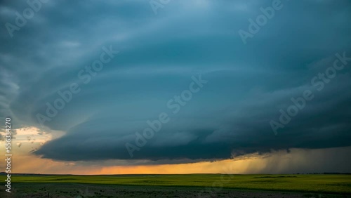 Summer storm supercell photo