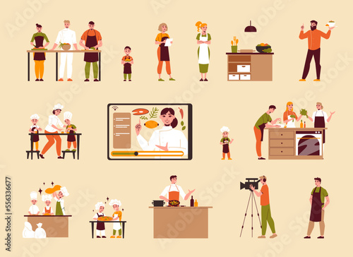 Culinary Classes Color Set