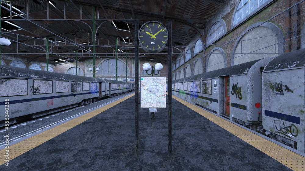 廃墟駅