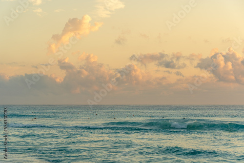 sunrise over the sea
