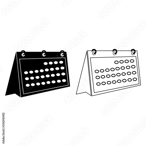 illustration of calendar