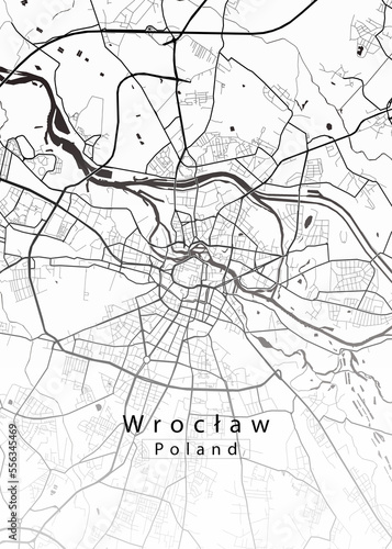 Wroclaw Poland City Map photo