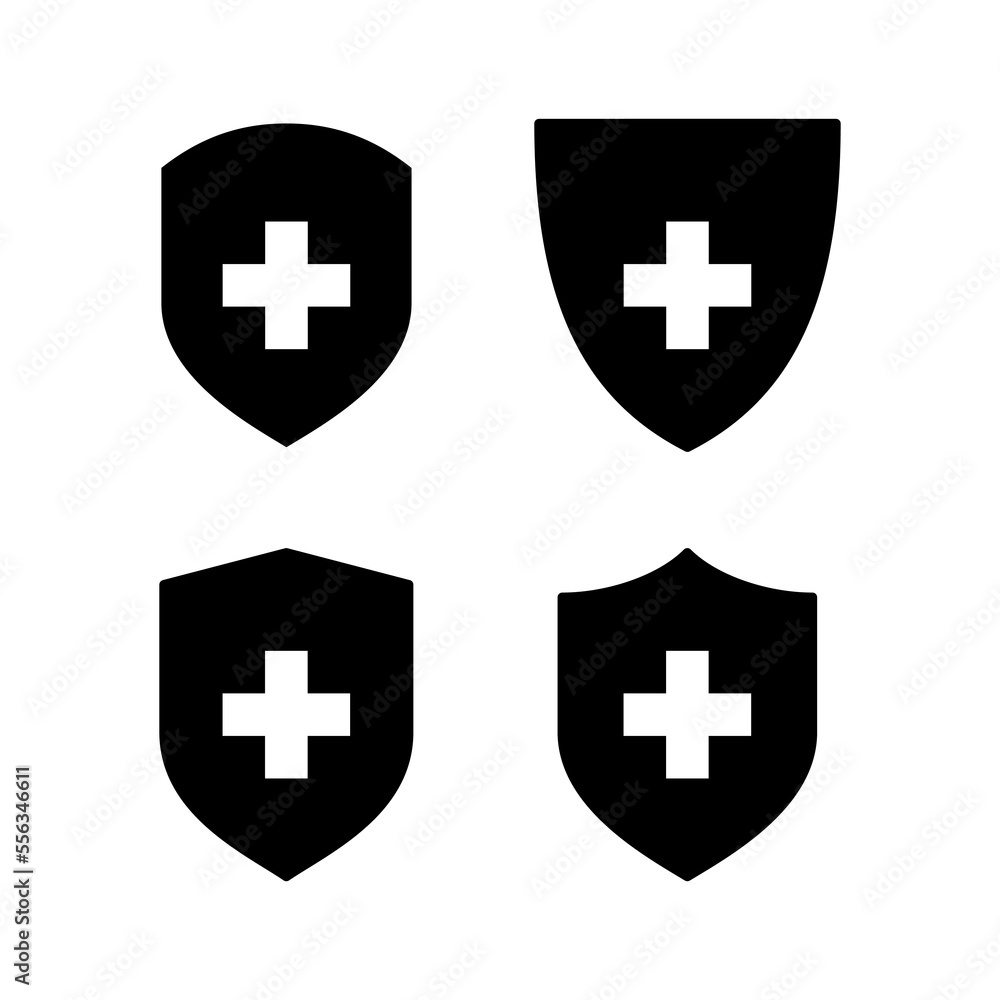 Health insurance icon vector for web and mobile app. Insurance document sign and symbol Health insurance icon vector for web and mobile app. Insurance document sign and symbol