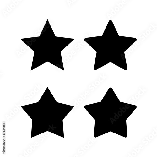 Star Icon vector for web and mobile app. rating sign and symbol. favourite star icon