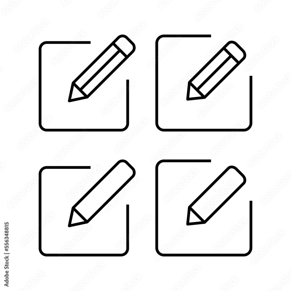 Edit icon vector for web and mobile app. edit document sign and symbol. edit text icon. pencil. sign up Edit icon vector for web and mobile app. edit document sign and symbol. edit text icon. pencil. sign up