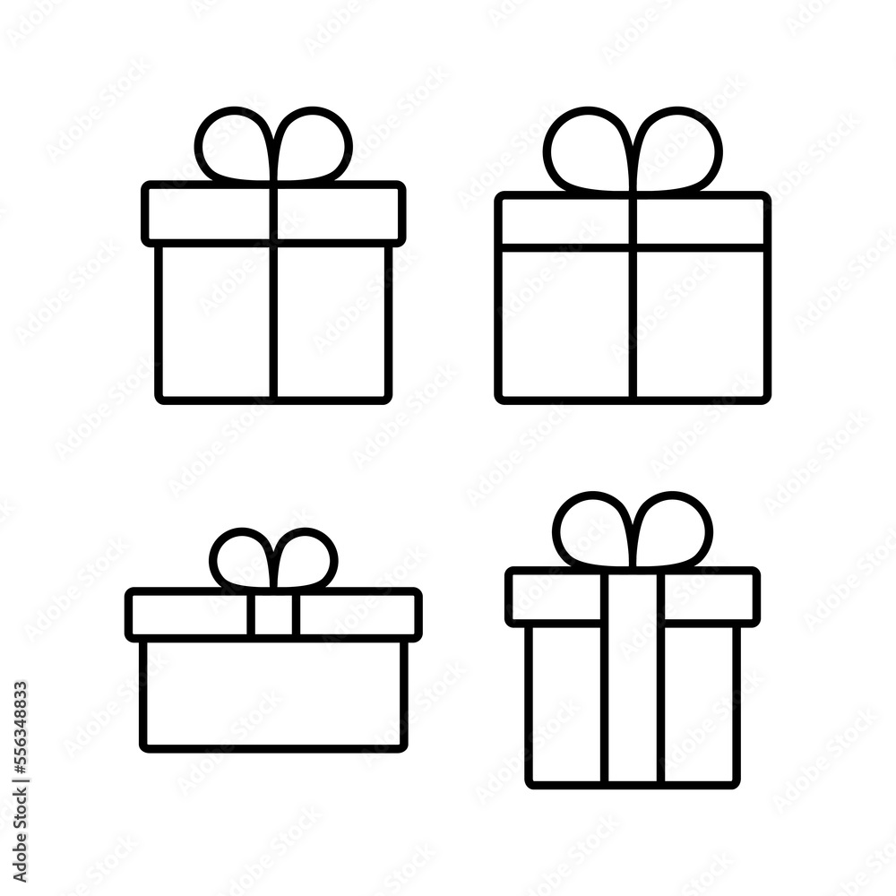 Gift icon vector for web and mobile app. gift sign and symbol. birthday gift Gift icon vector for web and mobile app. gift sign and symbol. birthday gift