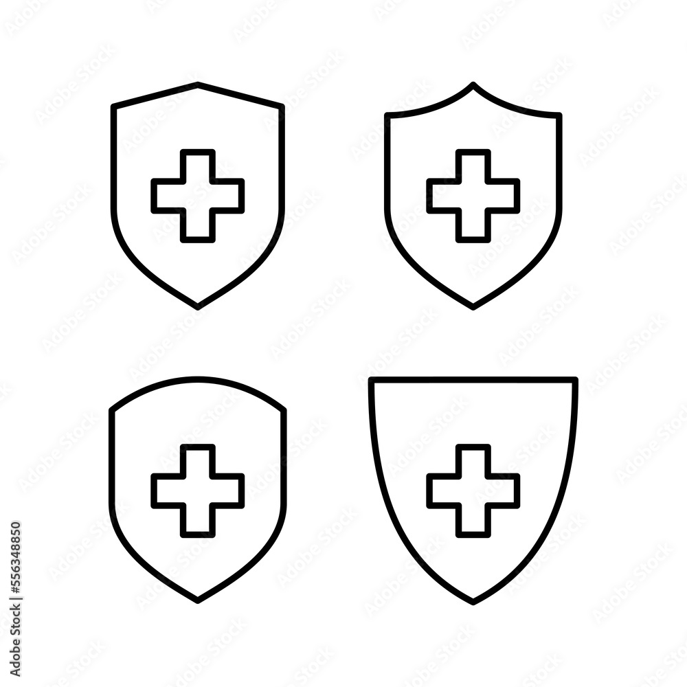 Health insurance icon vector for web and mobile app. Insurance document sign and symbol Health insurance icon vector for web and mobile app. Insurance document sign and symbol