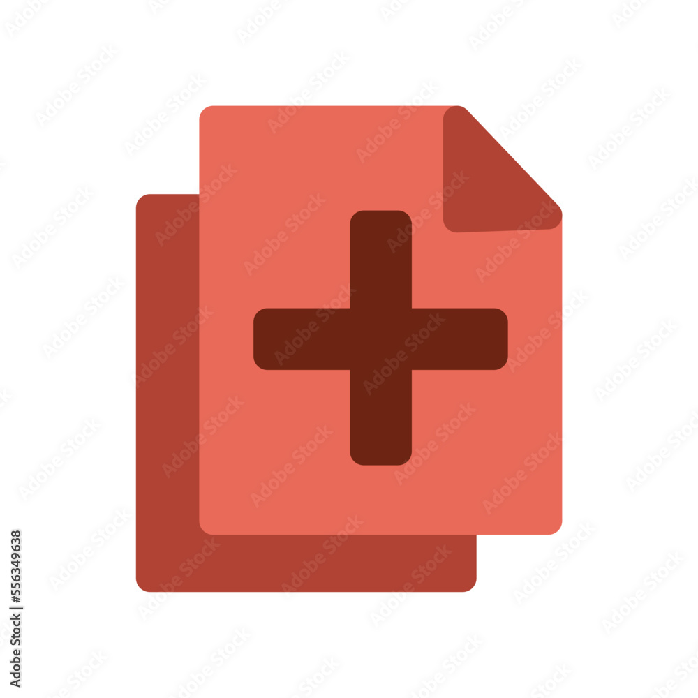 Obraz premium Add Flat Icon