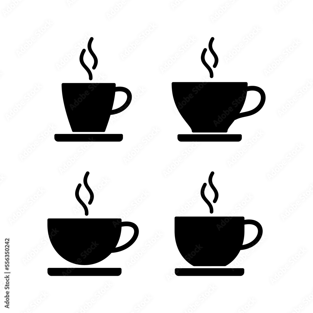 Obraz premium coffee cup icon vector for web and mobile app. cup a coffee sign and symbol