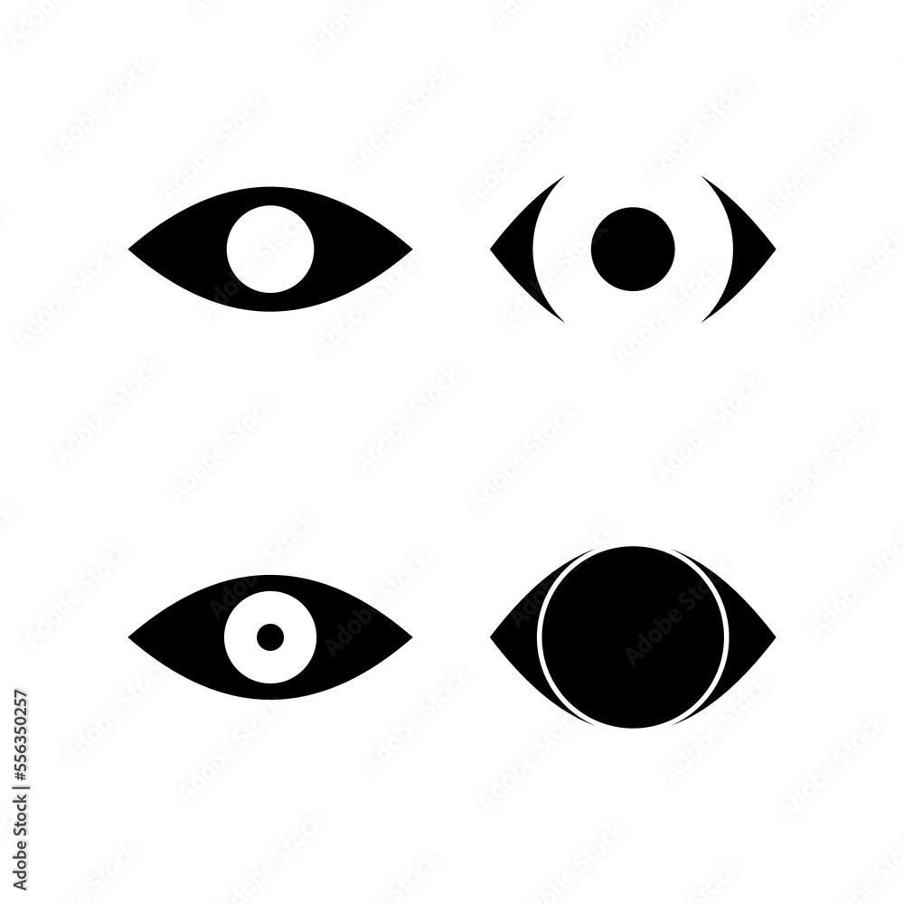 Eye icon vector for web and mobile app. Eye sign and symbol. Look and Vision icon. Eye icon vector for web and mobile app. Eye sign and symbol. Look and Vision icon.
