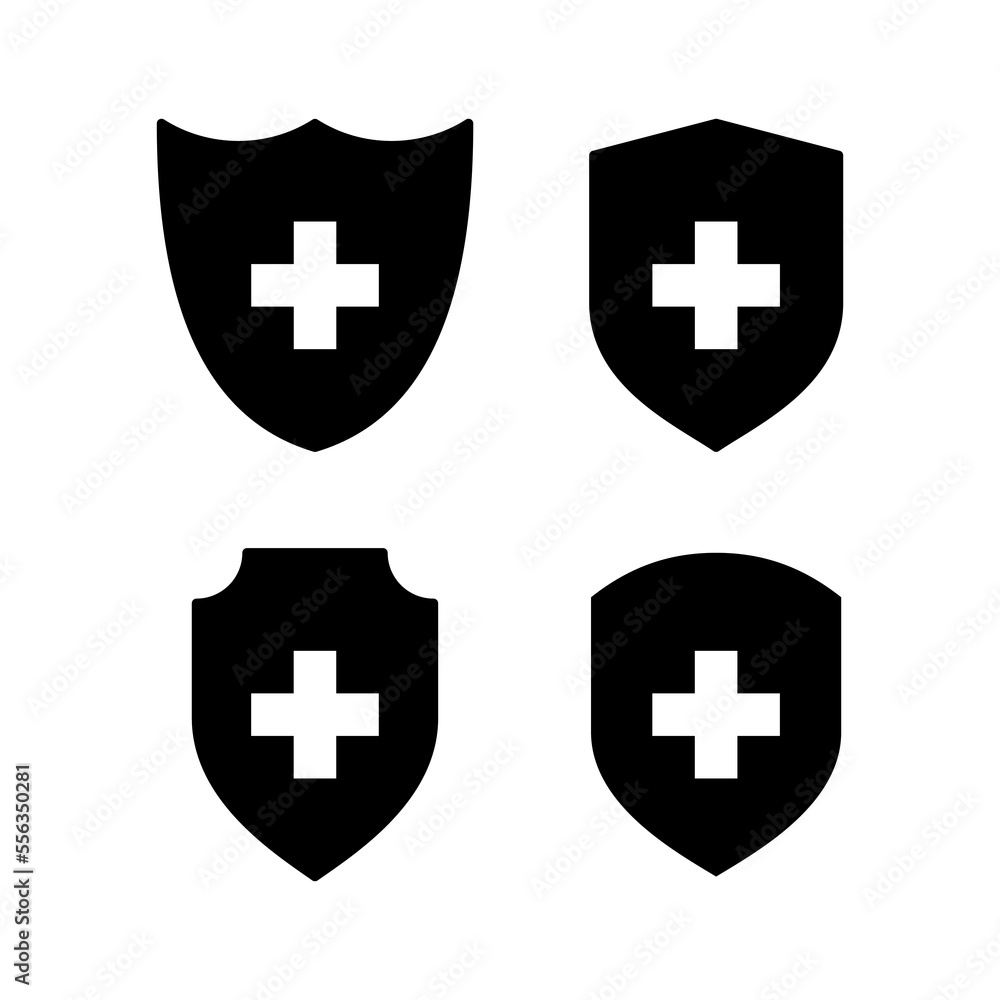 Health insurance icon vector for web and mobile app. Insurance document sign and symbol Health insurance icon vector for web and mobile app. Insurance document sign and symbol