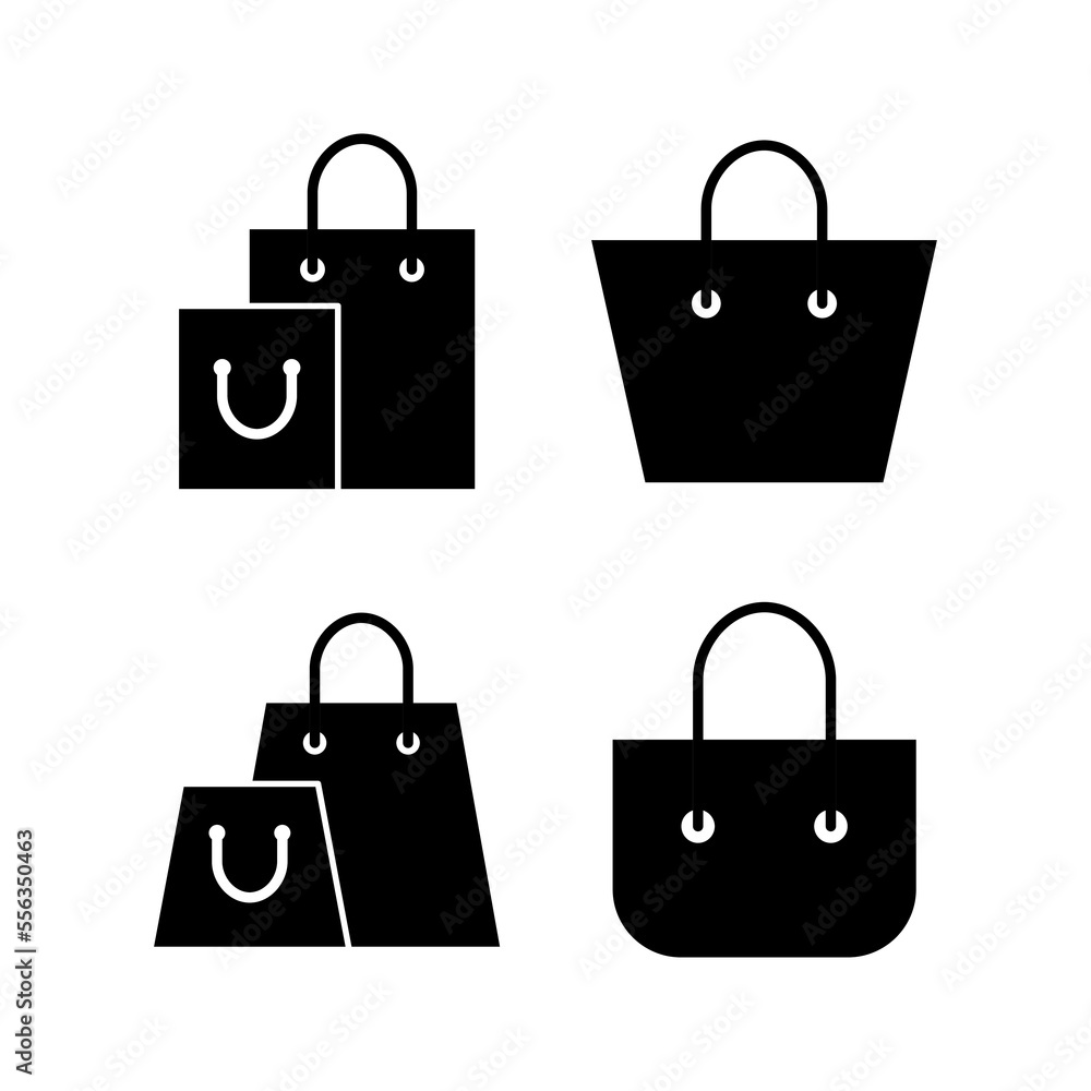 Shopping bag icon vector for web and mobile app. shopping sign and symbol Shopping bag icon vector for web and mobile app. shopping sign and symbol