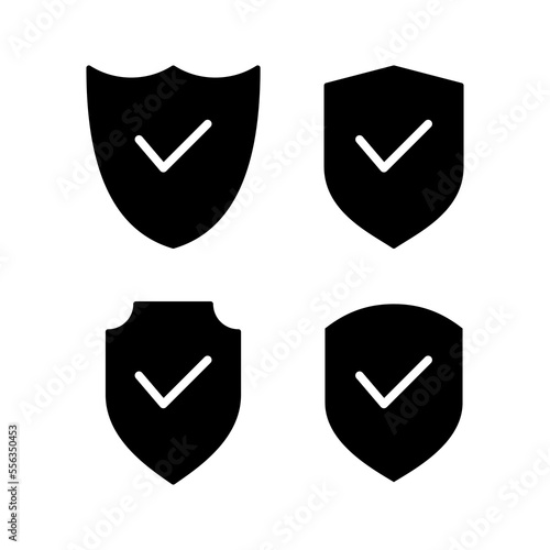 Free Download Shield check mark icon vector for web and mobile app. Protection approve sign. Insurance icon - GFXLoad