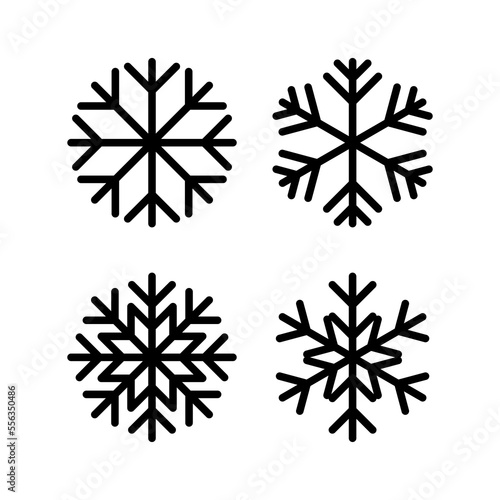 Snow icon vector for web and mobile app. snowflake sign and symbol