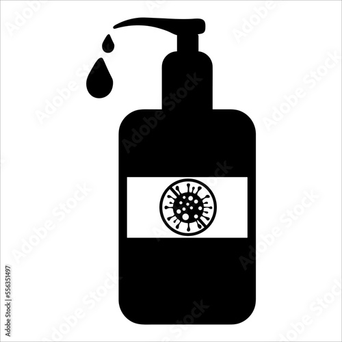 illustration of sanitizer