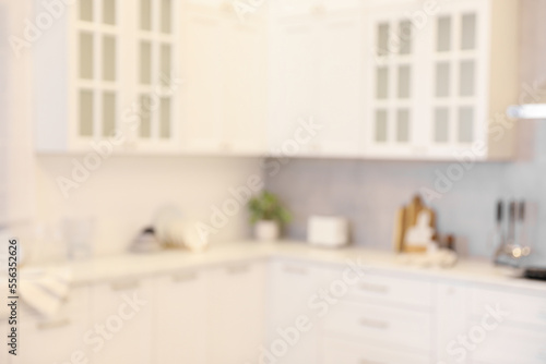 Wallpaper Mural Blurred view of modern kitchen. Interior design Torontodigital.ca