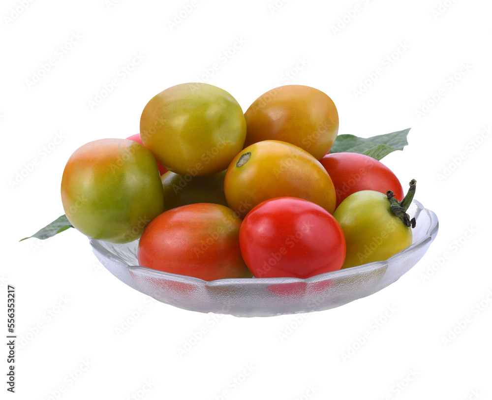 Cherry tomatoes stack isolated transparent png Cherry tomatoes stack isolated transparent png