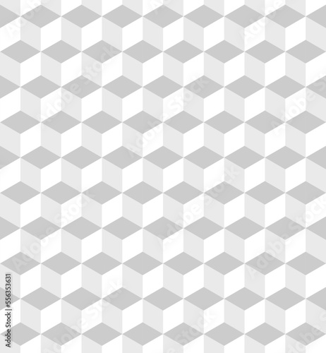 Fototapeta Naklejka Na Ścianę i Meble -  Seamless cubic pattern. Abstract geometric low poly background. Stylish fractal texture.