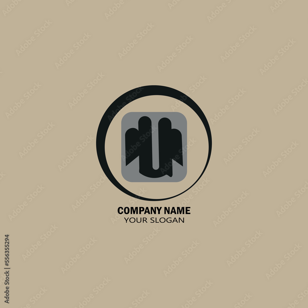 U Brand logo design of vactor U Brand logo design of vactor