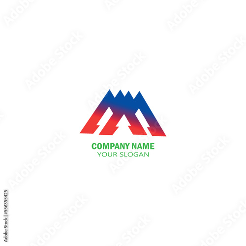 MA logo design of vector