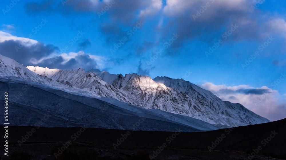 view of beautiful himalayan views. india