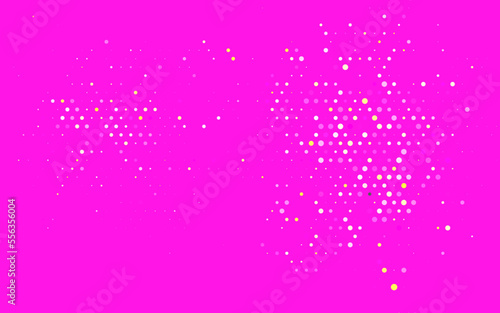 Light Pink, Yellow vector Modern abstract illustration with colorful water drops.