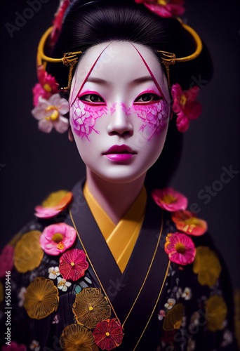 A Japanese Maiko Woman