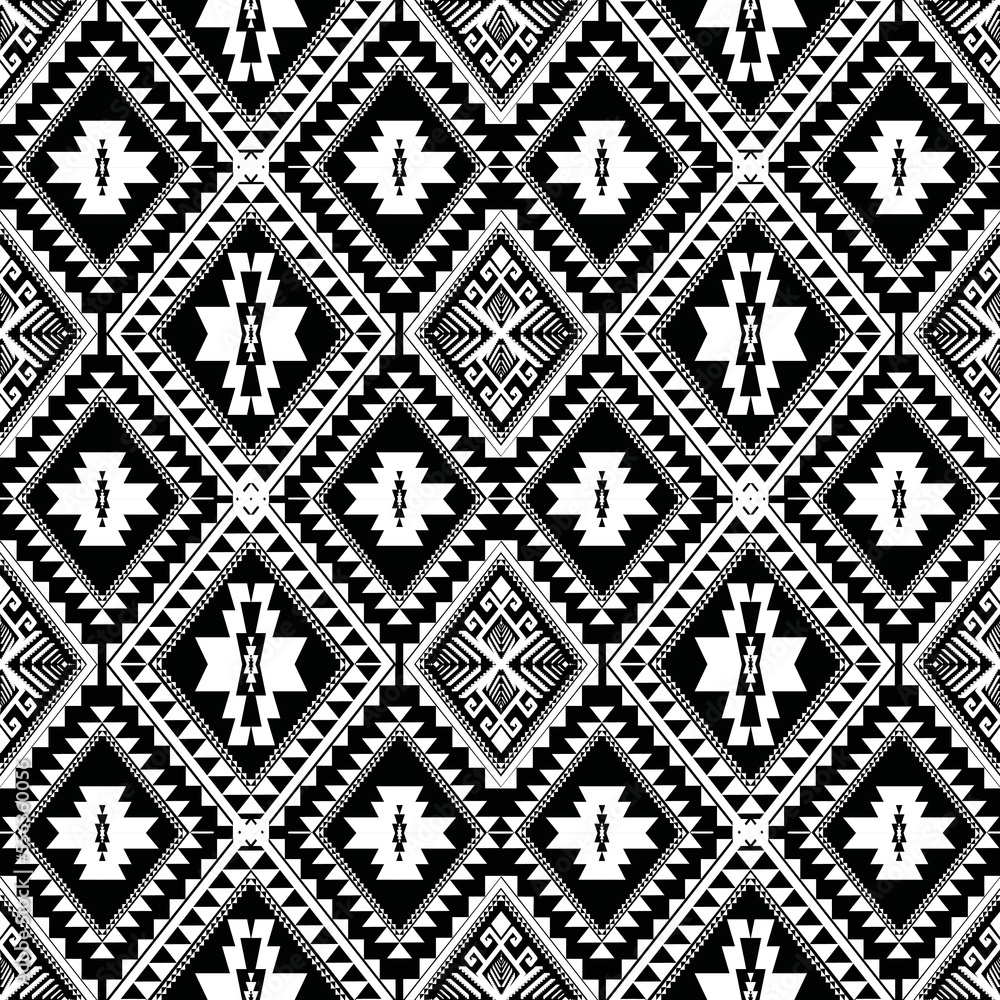 Geometric Ethnic pattern vector. African, American, Mexican, Western Aztec motif striped and bohemian pattern. designed for background,wallpaper,print, carpet,wrapping,tile,batik.vector illustratoin. Geometric Ethnic pattern vector. African, American, Mexican, Western Aztec motif striped and bohemian pattern. designed for background,wallpaper,print, carpet,wrapping,tile,batik.vector illustratoin.