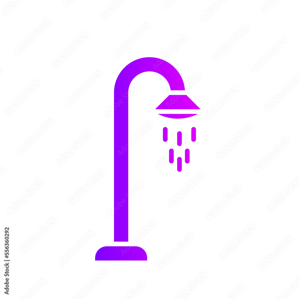 shower gradient icon shower gradient icon