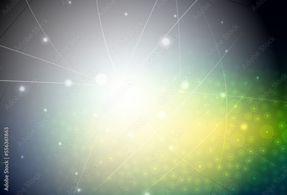 Fototapeta premium Dark Blue, Green vector background with stright stripes.