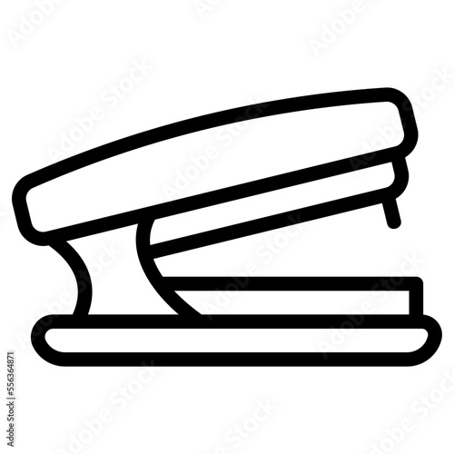 stapler line icon
