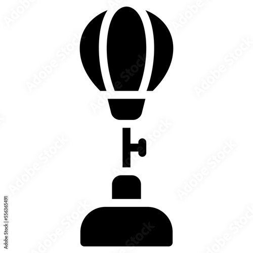 punching ball glyph icon