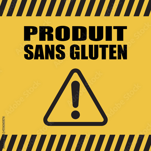 Logo produit sans gluten.
