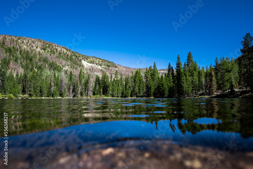 Alpine lake in the mountains © Matt