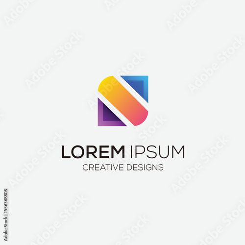 gradient box logo design colorful icon Free Download gradient box logo design colorful icon - GFXLoad