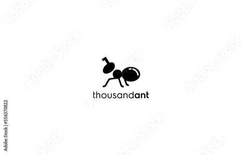 ant logo vector illustration, icons and templates